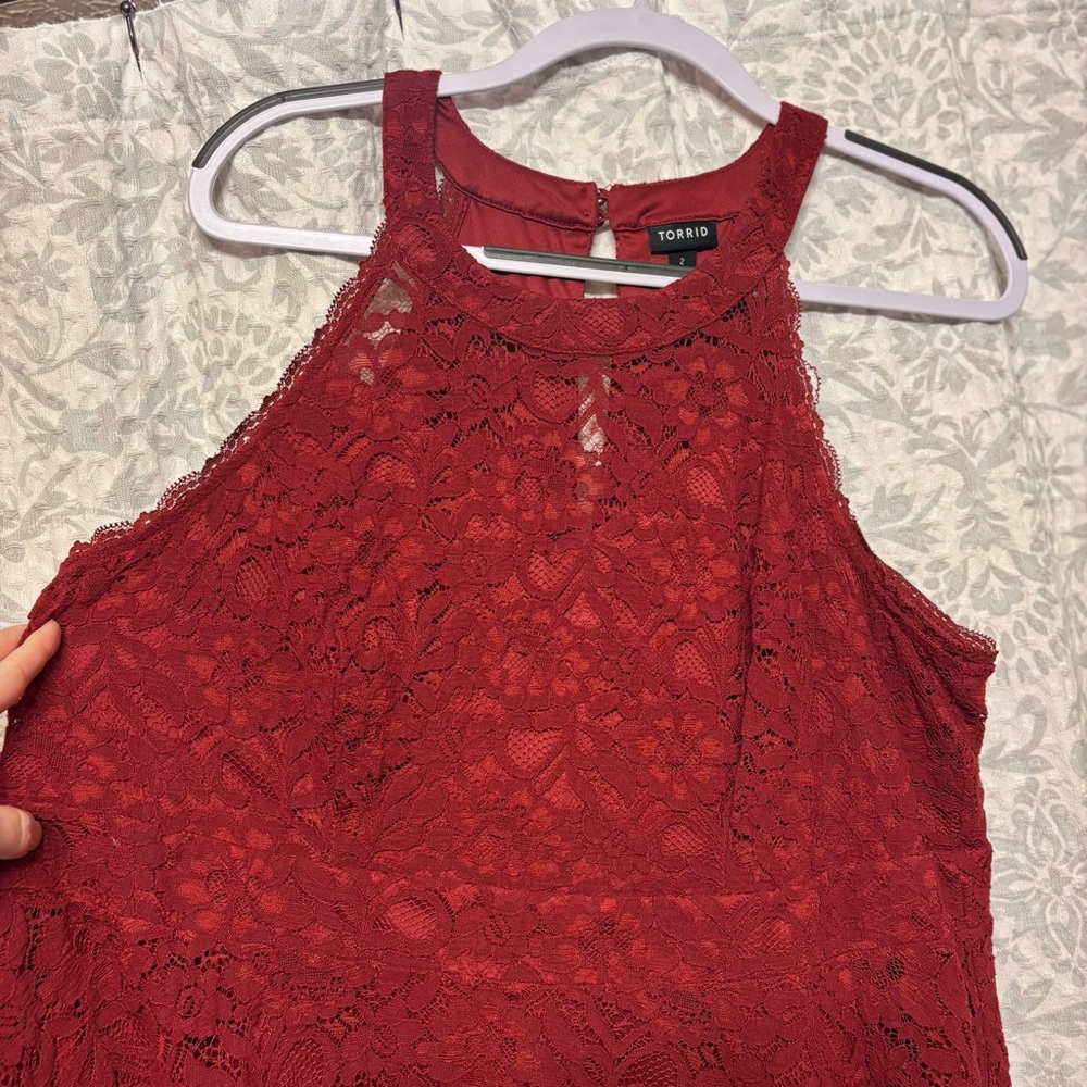 Women’s Torrid Red Tank Top Size 2 - Picture 4 of 10